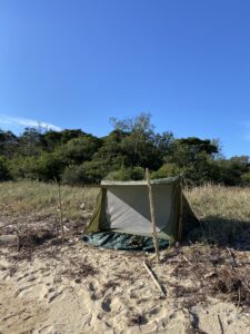 スーパーシェルター設営完了