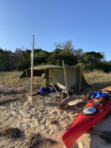 薪ストーブ設営完了