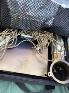 薪ストーブをしまう