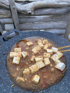 マルチグリドルで麻婆豆腐を作る