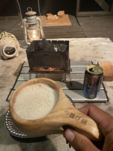 B-6君に着火をする