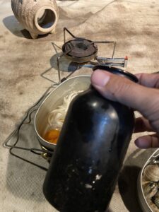 水も用意しておく