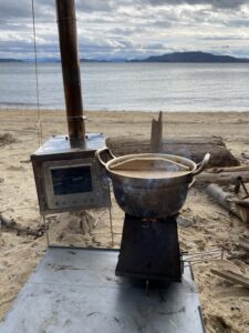 北陸アルミの段付き鍋