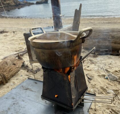 北陸アルミの段付き鍋