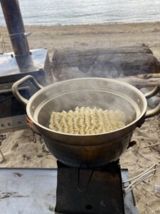 北陸アルミで作るインスタントラーメン