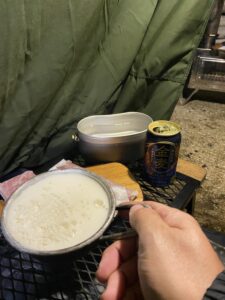 解凍時間を待つお酒