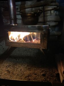 ニコイチ薪ストーブを使ってみる