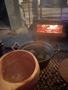 おでんを食べる