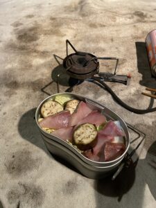 ぶりと作る野菜の酒蒸し