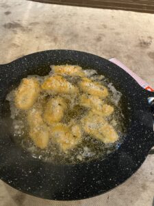 マルチグリドルでカキフライを作ってみる