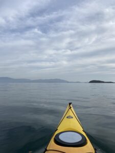 カヤックで海に出る