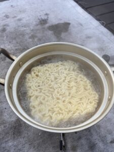 ラーメンを作った時の火力