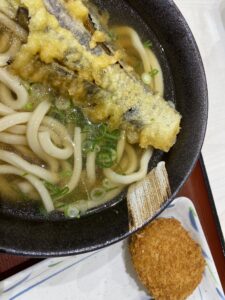 フードコートのうどん
