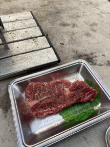 ステーキの味付