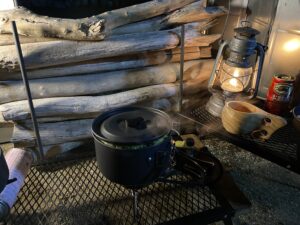 モヤシを湯がく