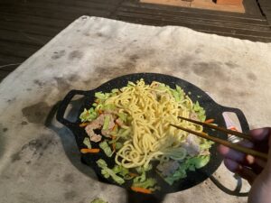 麺が簡単に解れる