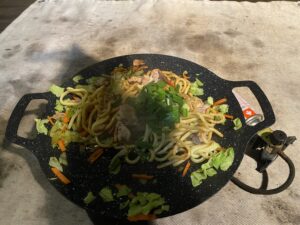 ニラを入れて完成