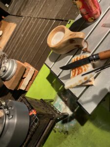 炭火が起きるまでのおつまみ