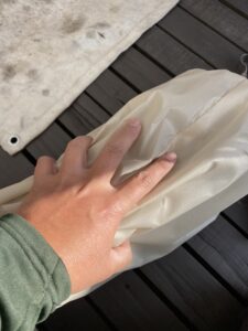 エアベッドの厚さ