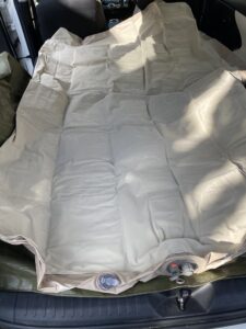 エアベッドを設営してみる