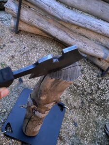 薪割りをしてみる