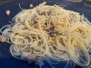 和風パスタ完成