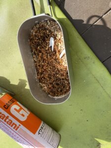 メスティンで着火剤を作る