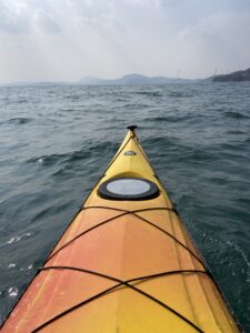 カヤックの海渡り