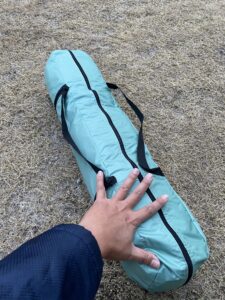 ワンタッチテントを使ってみる