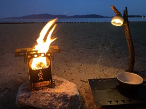 海を愛でるキャンプ