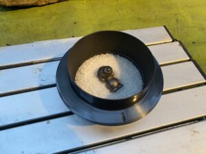 鉄玉でお米を炊く