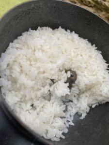 鉄玉を使ったお米