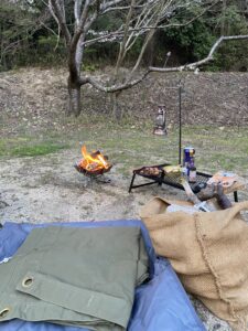 地べたスタイル開始