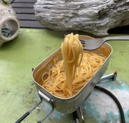 メスティンのワンパンパスタ