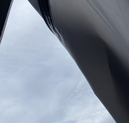 テントから見上げる空