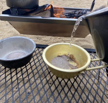 ケトルNO1でコーヒーを淹れる