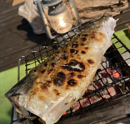 鯖の塩焼き