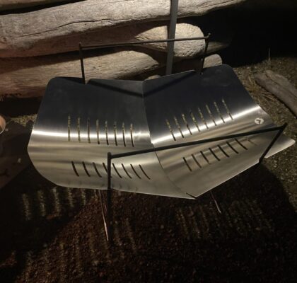 ピコグリル398にキャンピングムーンの火床をはめてみる