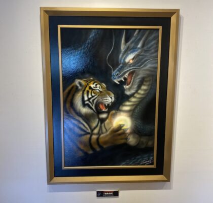 スプレーアート。これをスプレーで書き上げるからすごい