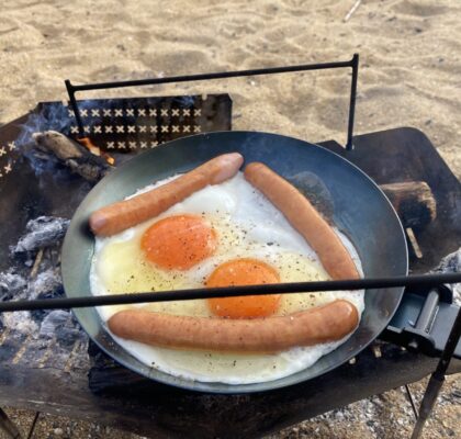 鉄フライパンで作る初めての料理