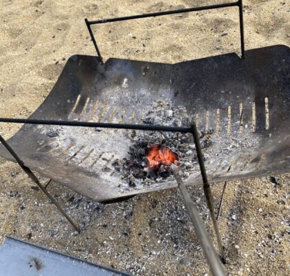 焚火を最後まで楽しむ