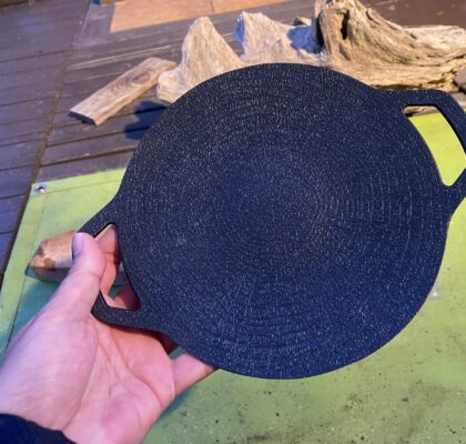 DAISOキャンプマルチグリドルのサイズ感